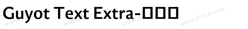 Guyot Text Extra字体转换